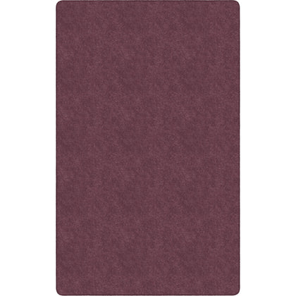 Flagship Carpets Amerisoft Plum Rug - 48x72 Rectangle - Soft Polyester/Nylon Blend - Rugs & Mats