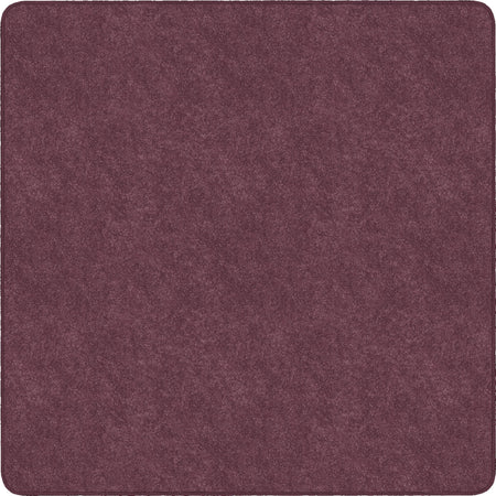 Flagship Carpets Amerisoft Plum Square Rug - 72x72’’ Polyester/Nylon - Rugs & Mats