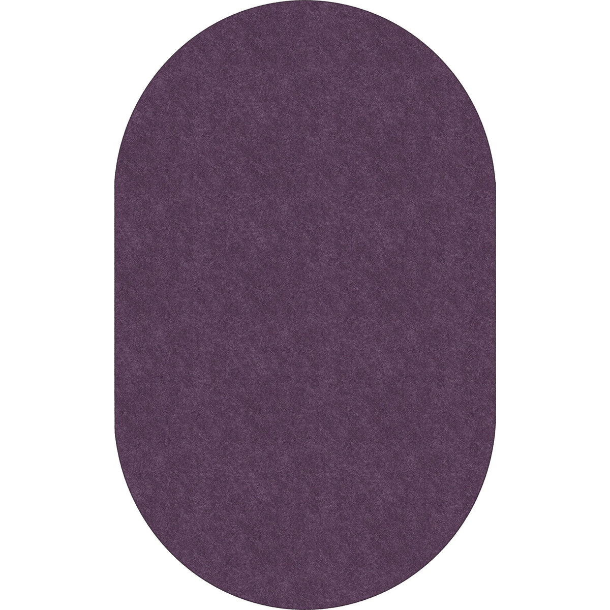 Flagship Carpets Amerisoft Purple Oval Rug - 12ft x 90’’ - Nylon/Polyester - Rugs & Mats