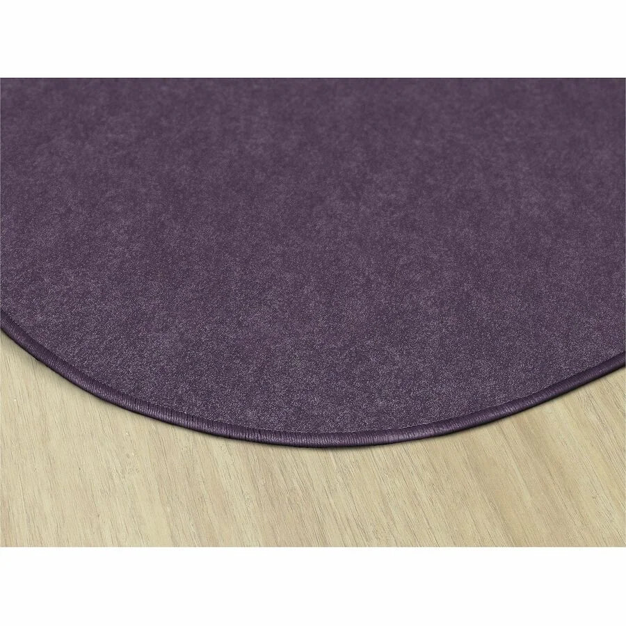 Flagship Carpets Amerisoft Purple Oval Rug - 12ft x 90’’ - Nylon/Polyester - Rugs & Mats