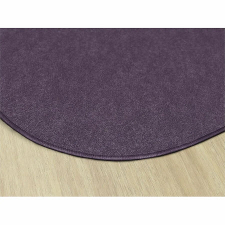 Flagship Carpets Amerisoft Purple Oval Rug - 12ft x 90’’ - Nylon/Polyester - Rugs & Mats