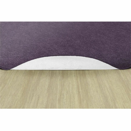 Flagship Carpets Amerisoft Purple Round Rug - 72’’ Diameter Nylon/Polyester - Rugs & Mats