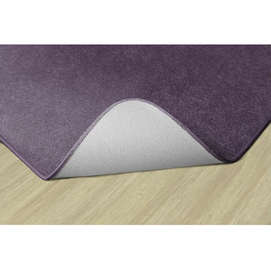 Flagship Carpets Amerisoft Purple Rug - 12ft x 90’’ Rectangle - Nylon/Polyester - Rugs & Mats