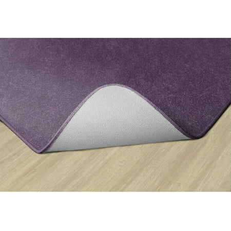 Flagship Carpets Amerisoft Purple Rug - 12ft x 90’’ Rectangle - Nylon/Polyester - Rugs & Mats