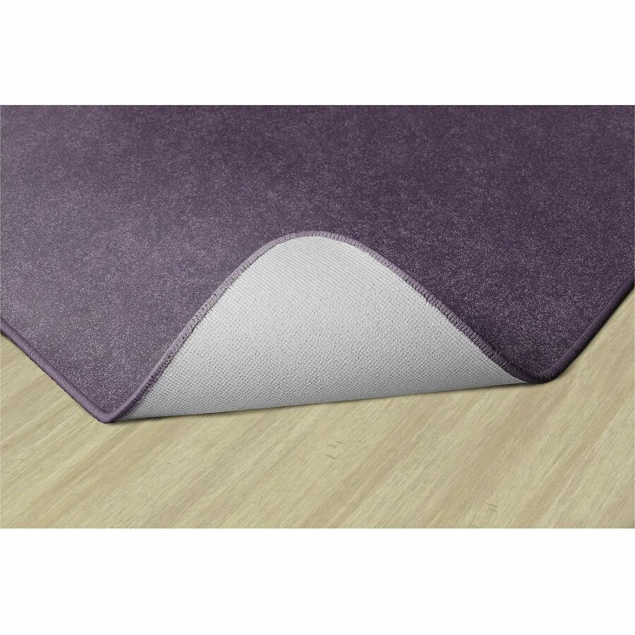 Flagship Carpets Amerisoft Purple Square Rug - 72’’x72’’ - Polyester/Nylon - Rugs & Mats