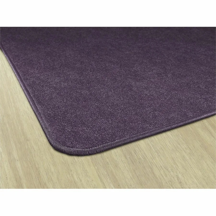 Flagship Carpets Amerisoft Purple Square Rug - 72’’x72’’ - Polyester/Nylon - Rugs & Mats
