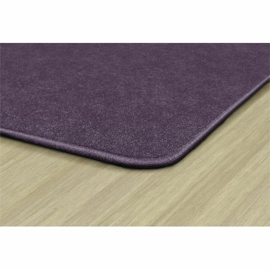 Flagship Carpets Amerisoft Purple Square Rug - 72’’x72’’ - Polyester/Nylon - Rugs & Mats