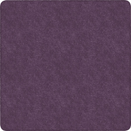 Flagship Carpets Amerisoft Purple Square Rug - 72’’x72’’ - Polyester/Nylon - Rugs & Mats