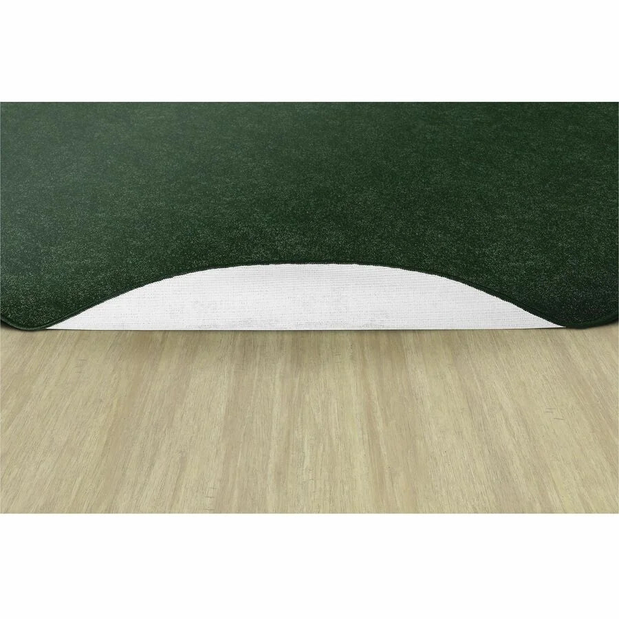 Flagship Carpets Amerisoft Round Rug - 72’’ Diameter - Emerald Green - Rugs & Mats