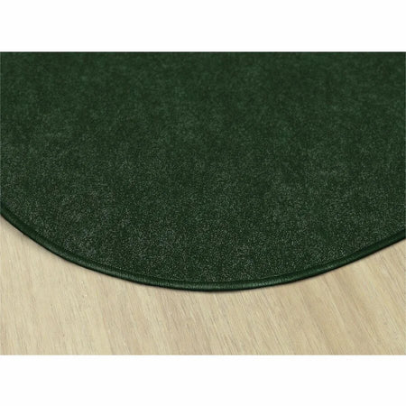 Flagship Carpets Amerisoft Round Rug - 72’’ Diameter - Emerald Green - Rugs & Mats