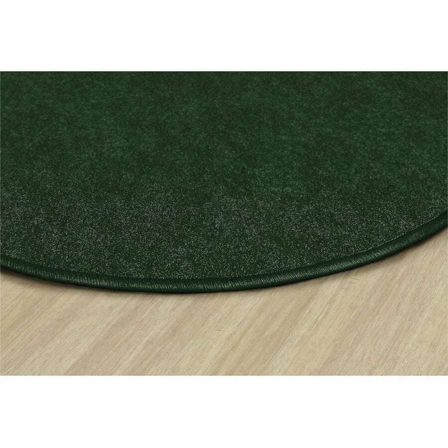 Flagship Carpets Amerisoft Round Rug - 72’’ Diameter - Emerald Green - Rugs & Mats