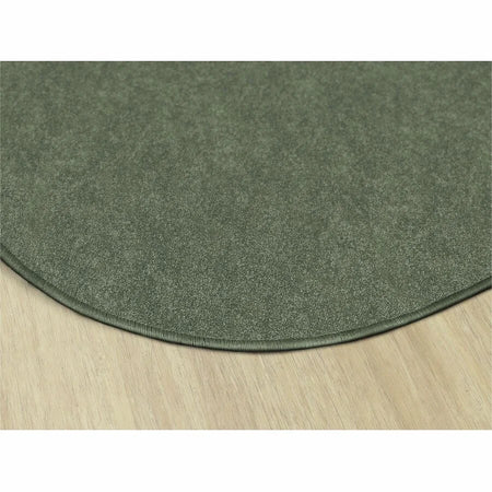 Flagship Carpets Amerisoft Round Rug - 72’’ Sage Green - Nylon/Polyester - Rugs & Mats