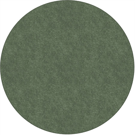 Flagship Carpets Amerisoft Round Rug - 72’’ Sage Green - Nylon/Polyester - Rugs & Mats