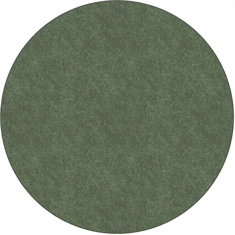 Flagship Carpets Amerisoft Round Rug - 72’’ Sage Green - Nylon/Polyester - Rugs & Mats
