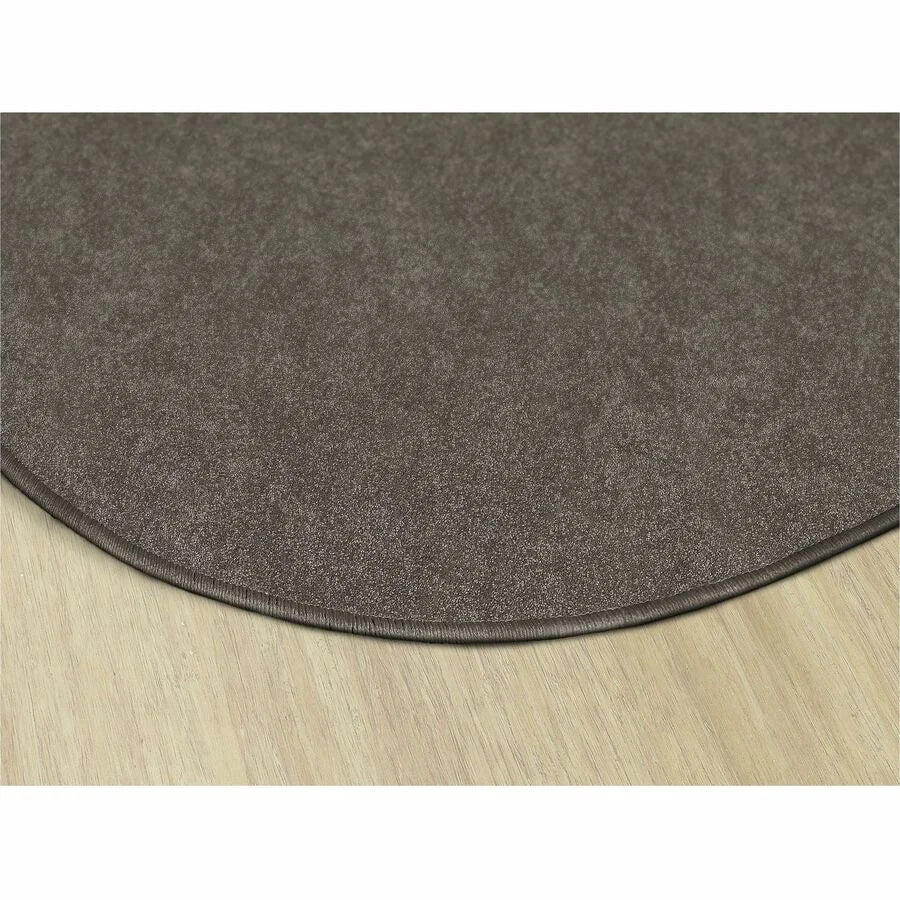 Flagship Carpets Amerisoft Round Rug - 72’’ Wheat - Nylon/Polyester - Rugs & Mats
