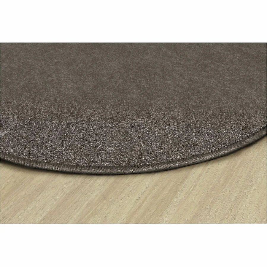 Flagship Carpets Amerisoft Round Rug - 72’’ Wheat - Nylon/Polyester - Rugs & Mats