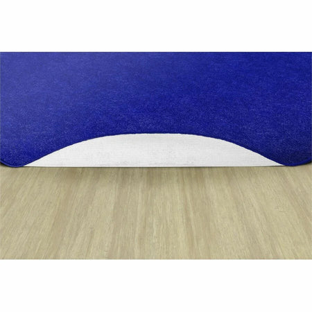 Flagship Carpets Amerisoft Royal Blue Round Rug - 72’’ Diameter - Rugs & Mats