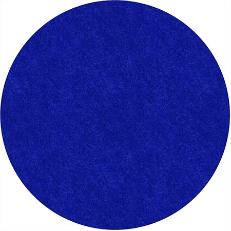 Flagship Carpets Amerisoft Royal Blue Round Rug - 72’’ Diameter - Rugs & Mats