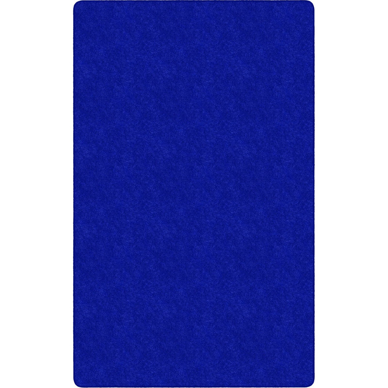 Flagship Carpets Amerisoft Royal Blue Rug - 48’’x72’’ Rectangle - Soft Polyester/Nylon - Rugs & Mats