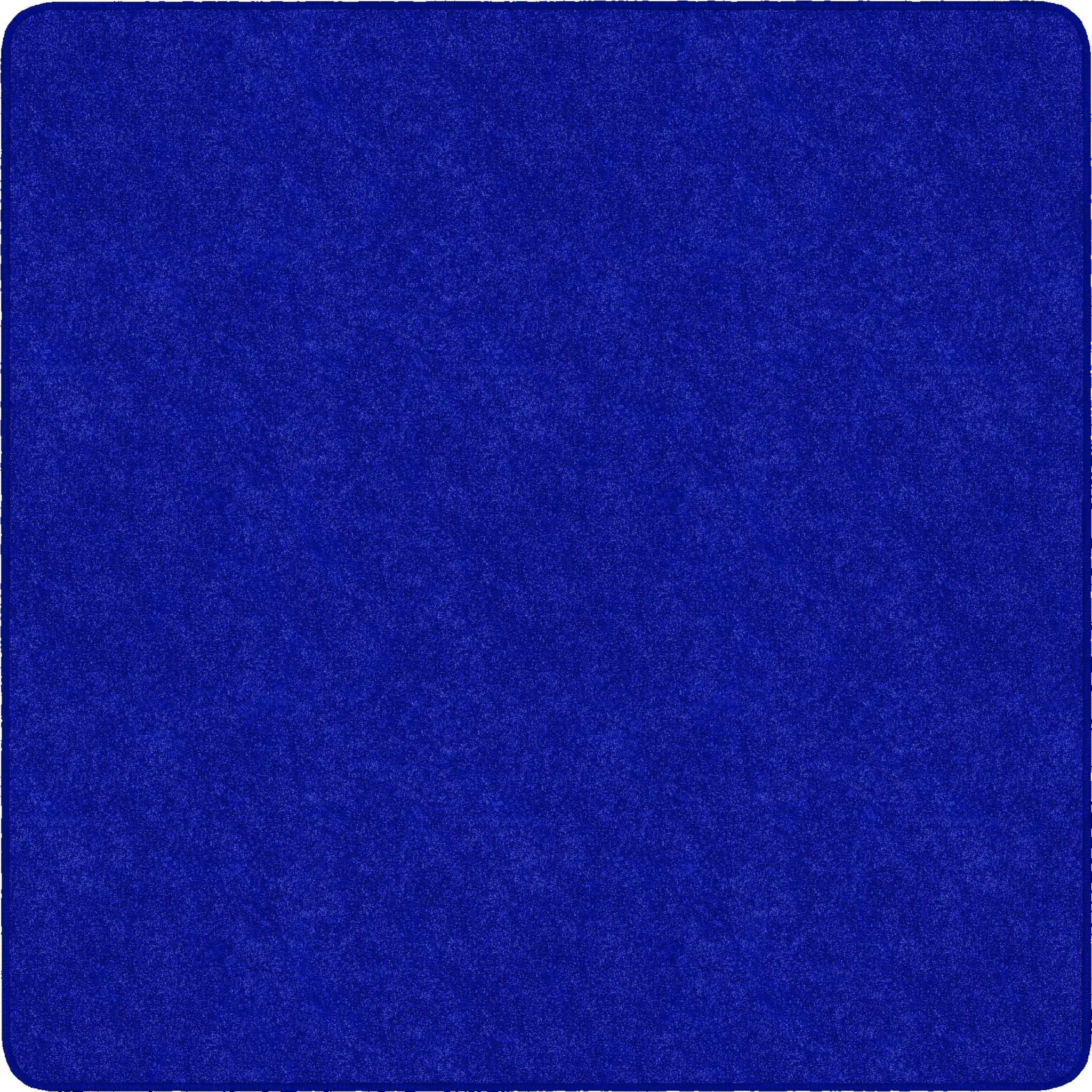 Flagship Carpets Amerisoft Royal Blue Square Rug - 12x12 ft - Nylon/Polyester - Rugs & Mats
