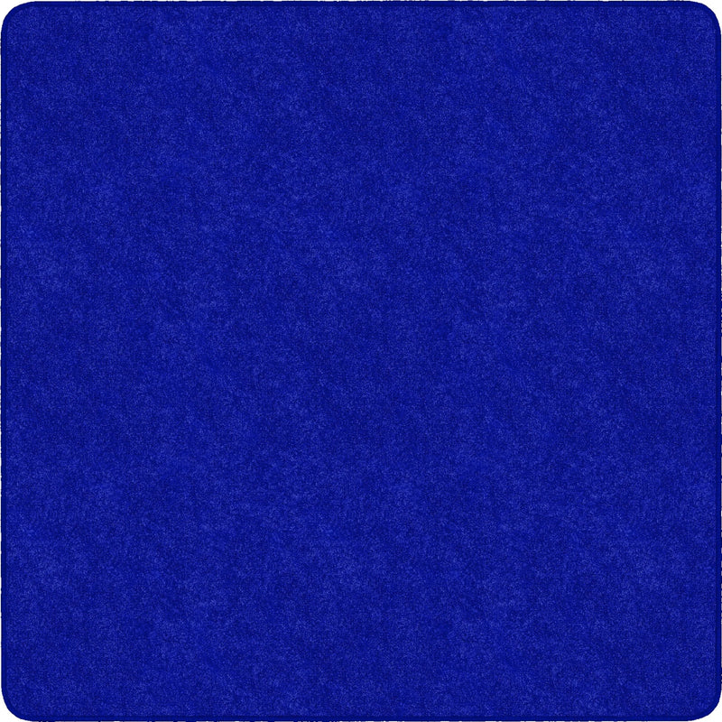 Flagship Carpets Amerisoft Royal Blue Square Rug - 12x12 ft - Nylon/Polyester - Rugs & Mats
