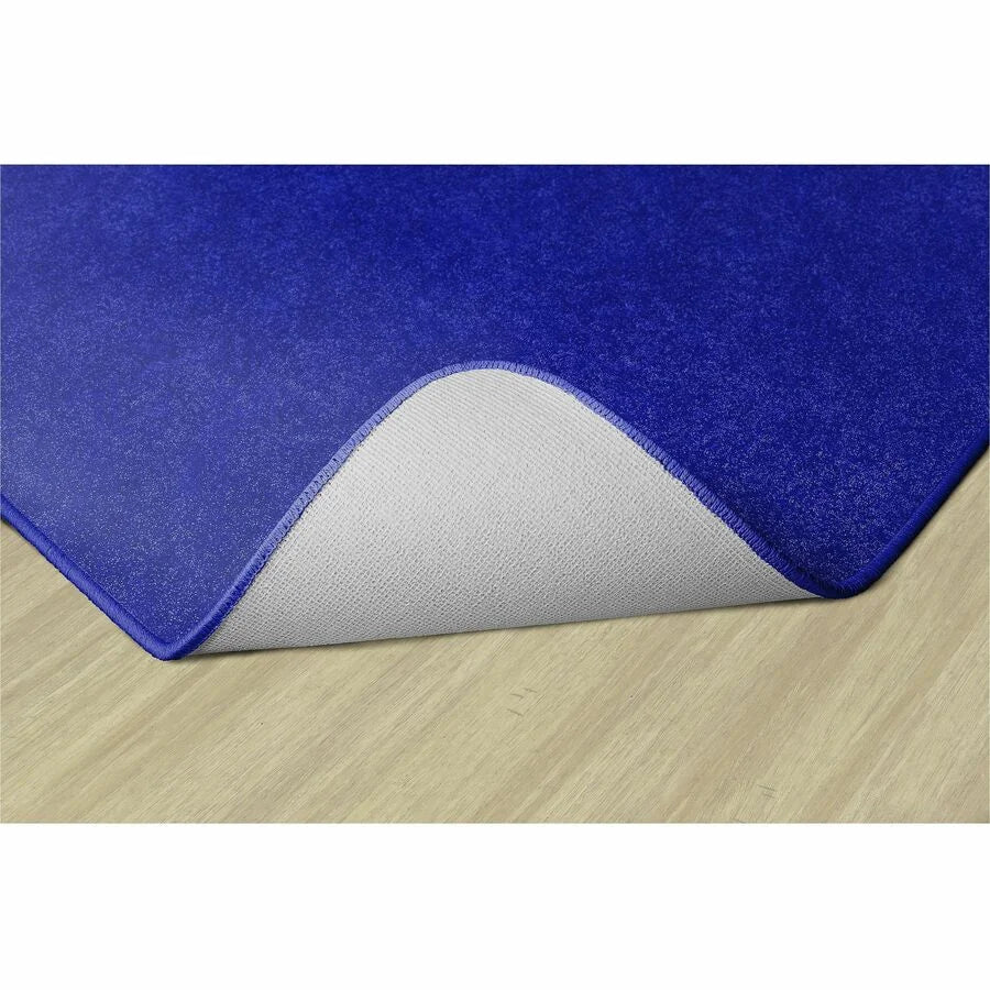 Flagship Carpets Amerisoft Royal Blue Square Rug - 12x12 ft - Nylon/Polyester - Rugs & Mats