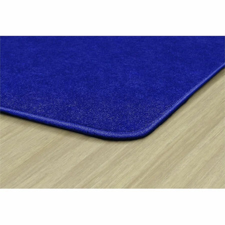 Flagship Carpets Amerisoft Royal Blue Square Rug - 72’’x72’’ - Polyester/Nylon - Rugs & Mats