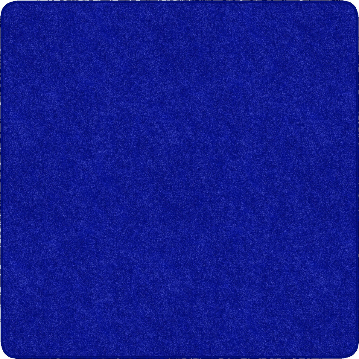 Flagship Carpets Amerisoft Royal Blue Square Rug - 72’’x72’’ - Polyester/Nylon - Rugs & Mats