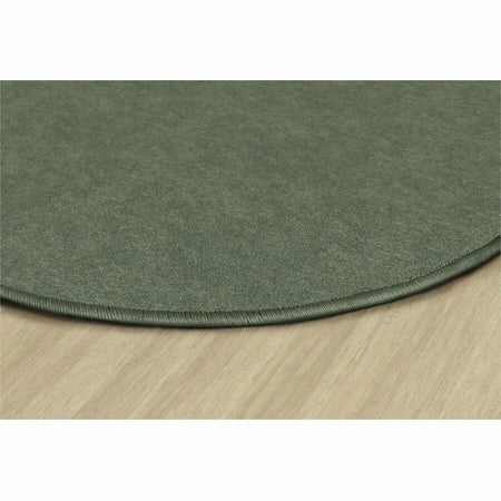 Flagship Carpets Amerisoft Solid Color Oval Rug - Sage Green - 12ft x 90’’ - Rugs & Mats