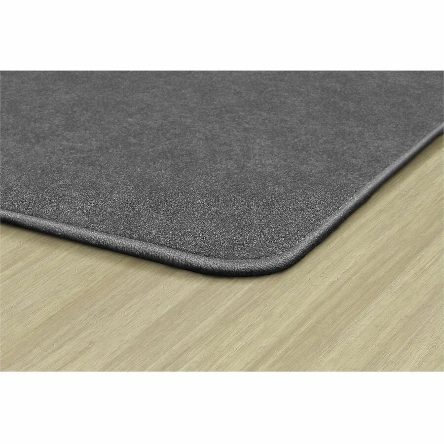 Flagship Carpets Amerisoft Solid Color Rug - 12x12 ft Square Gray - Rugs & Mats
