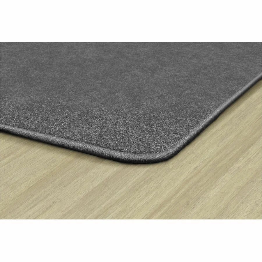 Flagship Carpets Amerisoft Solid Color Rug - 15x12 ft - Gray - Nylon/Polyester - Rugs & Mats