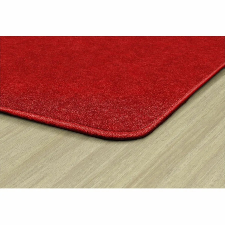 Flagship Carpets Amerisoft Solid Color Rug - Classic Red - 12ft x 90’’ - Rugs & Mats