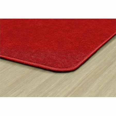 Flagship Carpets Amerisoft Solid Color Rug - Classic Red - 12ft x 90’’ - Rugs & Mats