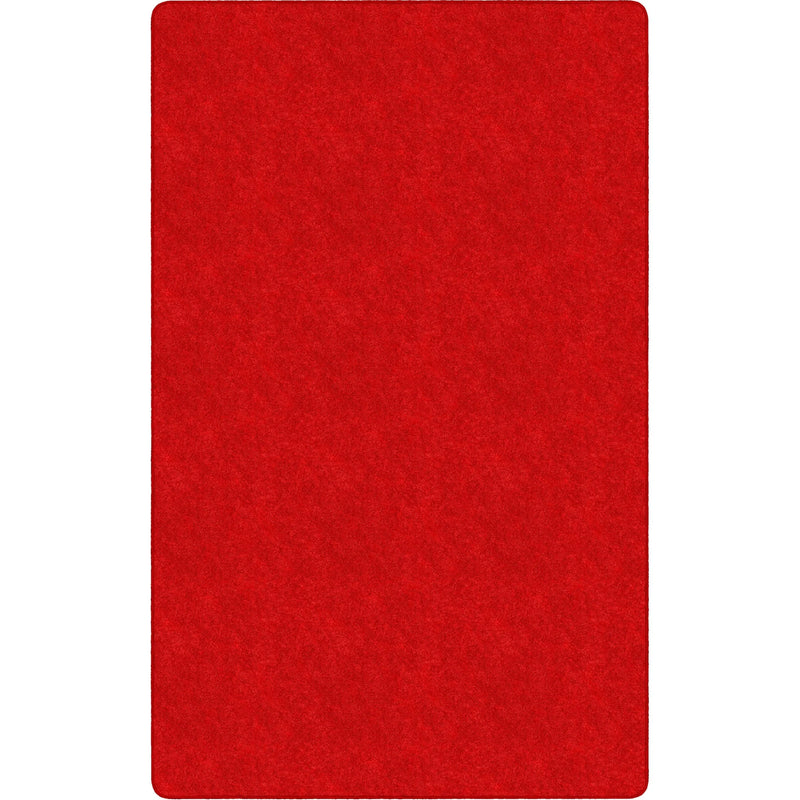 Flagship Carpets Amerisoft Solid Color Rug - Classic Red Rectangle - Rugs & Mats