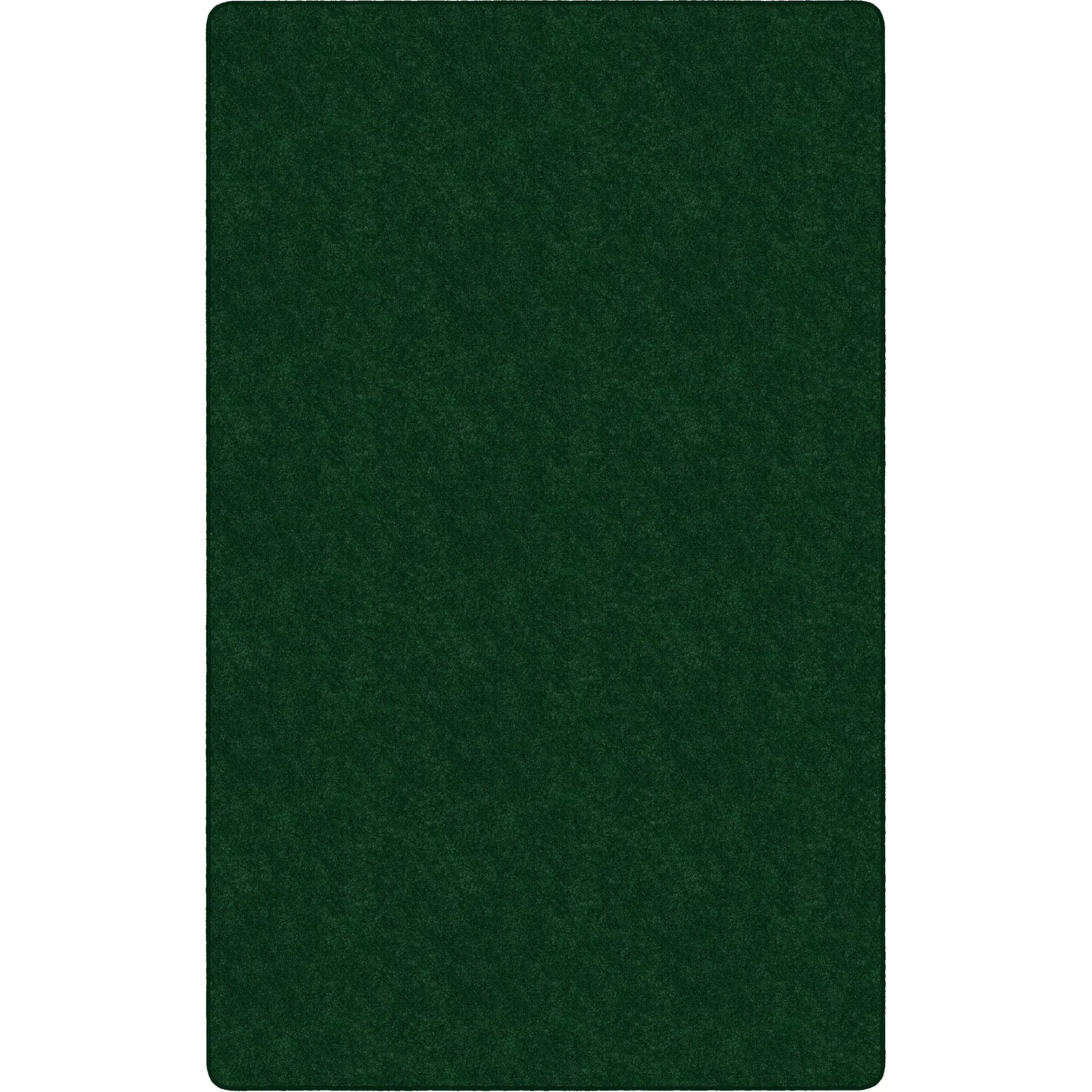 Flagship Carpets Amerisoft Solid Color Rug - Emerald Green Rectangle - Rugs & Mats