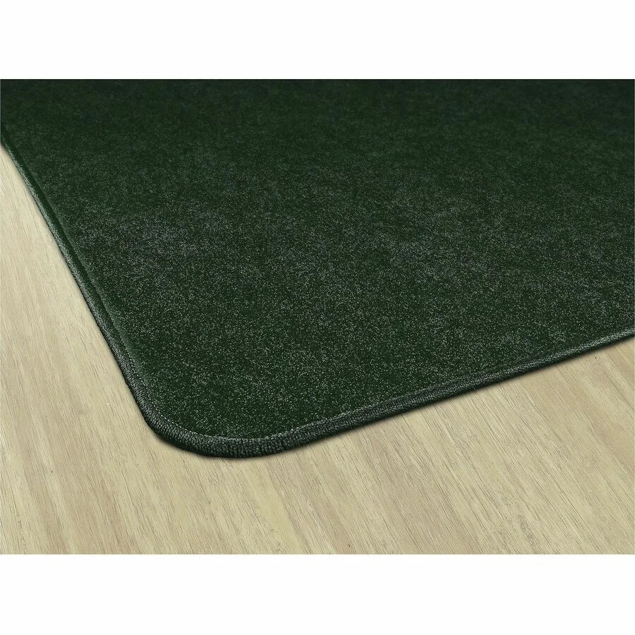 Flagship Carpets Amerisoft Solid Color Rug - Emerald Green Square - Rugs & Mats