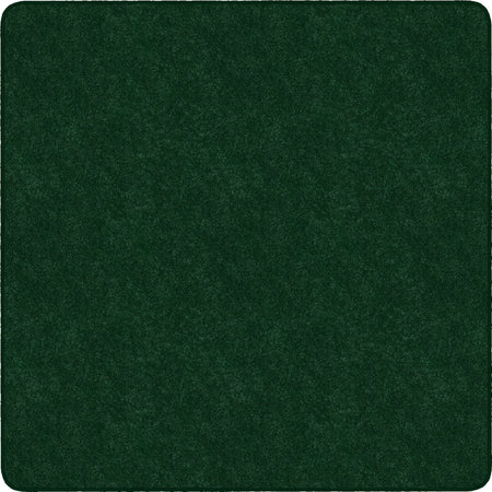 Flagship Carpets Amerisoft Solid Color Rug - Emerald Green Square - Rugs & Mats