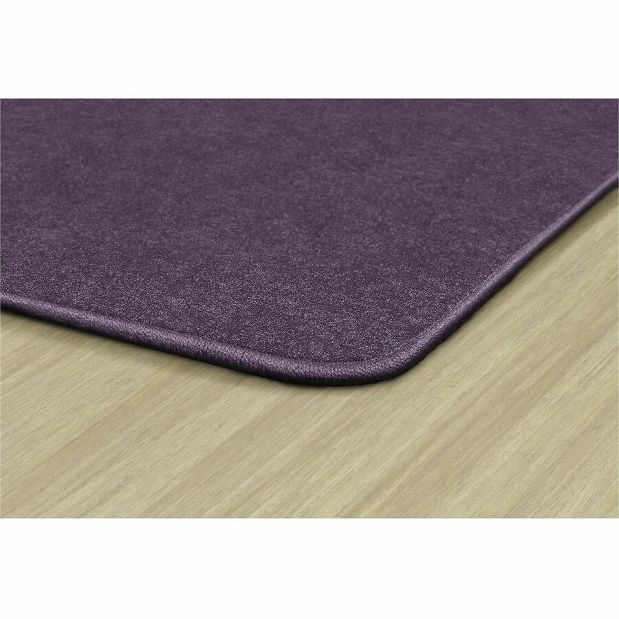 Flagship Carpets Amerisoft Solid Color Rug - Purple - 18x12 ft - Nylon/Polyester - Rugs & Mats