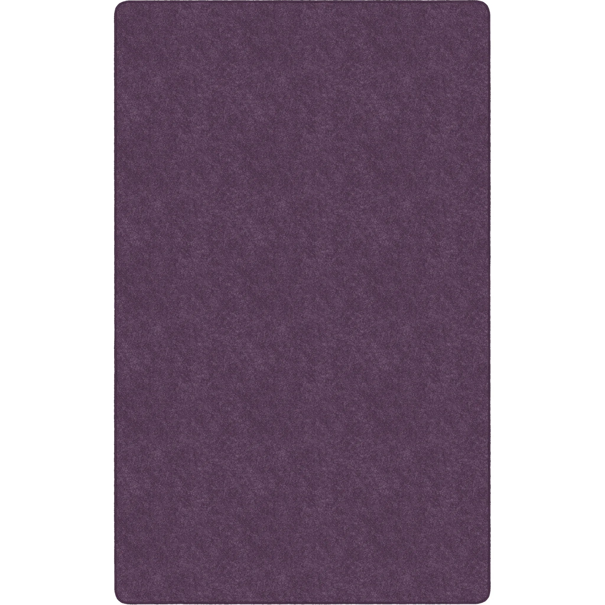 Flagship Carpets Amerisoft Solid Color Rug - Purple Rectangle - Rugs & Mats