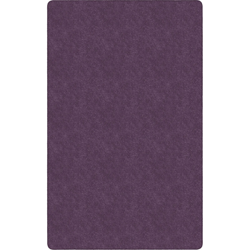 Flagship Carpets Amerisoft Solid Color Rug - Purple Rectangle - Rugs & Mats