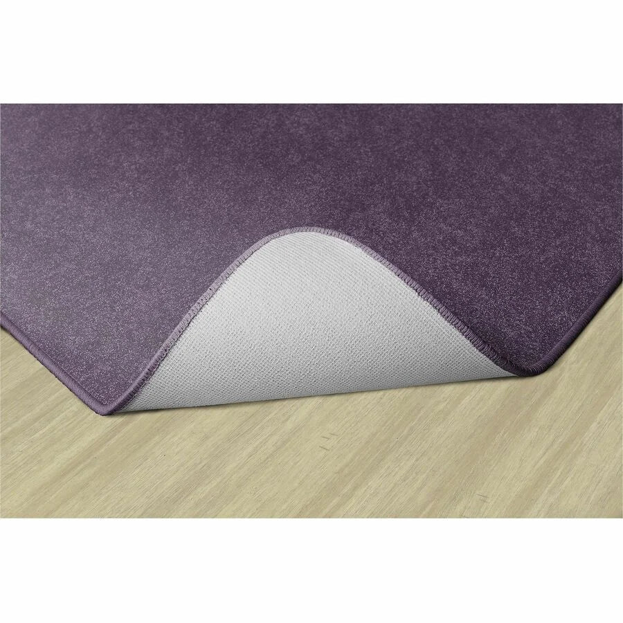 Flagship Carpets Amerisoft Solid Color Rug - Purple Rectangle - Rugs & Mats