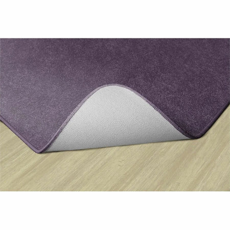 Flagship Carpets Amerisoft Solid Color Rug - Purple Rectangle - Rugs & Mats