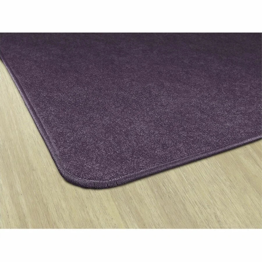 Flagship Carpets Amerisoft Solid Color Rug - Purple Rectangle - Rugs & Mats
