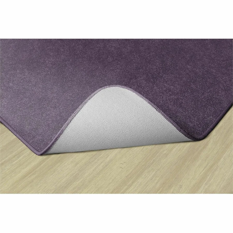Flagship Carpets Amerisoft Solid Color Rug - Purple Rectangle - Rugs & Mats