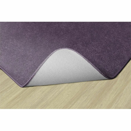 Flagship Carpets Amerisoft Solid Color Rug - Purple Rectangle - Rugs & Mats
