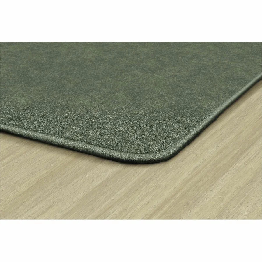 Flagship Carpets Amerisoft Solid Color Rug - Sage Green - 12ft x 90’’ - Nylon/Polyester - Rugs & Mats