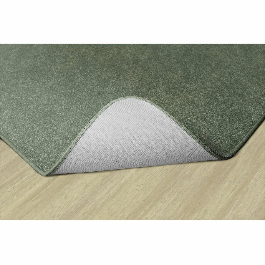 Flagship Carpets Amerisoft Solid Color Rug - Sage Green Rectangle - Rugs & Mats