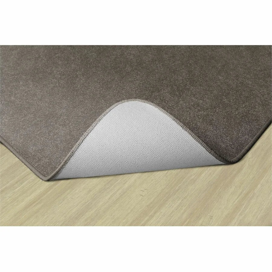 Flagship Carpets Amerisoft Solid Color Rug - Wheat - 108’’x72’’ - Nylon/Polyester - Rugs & Mats