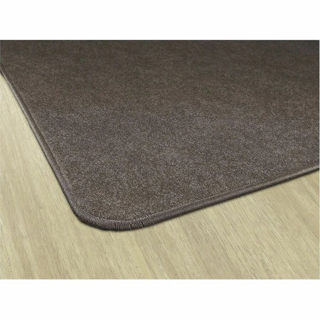 Flagship Carpets Amerisoft Solid Color Rug - Wheat - 48’’x72’’ - Soft Polyester/Nylon - Rugs & Mats