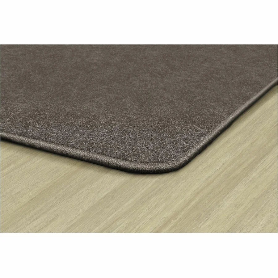 Flagship Carpets Amerisoft Solid Color Rug - Wheat - 48’’x72’’ - Soft Polyester/Nylon - Rugs & Mats